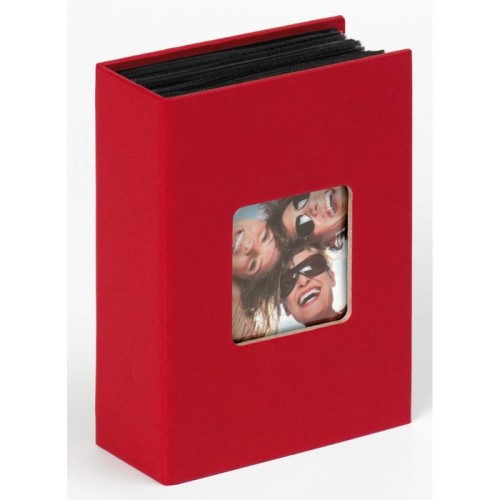 Walther minimax slip-in fun álbum de foto y protector azul 100 hojas 10 x 15 encuadernación perfecta