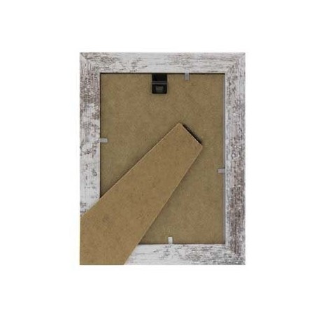 Marco de madera zep nelson 6 18x24 blanco/marron v21186