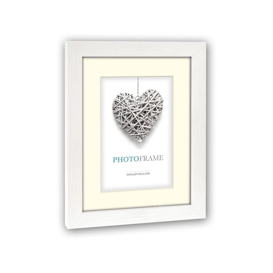 Zep regent 4 passepartout 15x20 marco de madera blanco v32684
