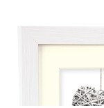 Zep regent 4 passepartout 20x30 marco de madera blanco v32234