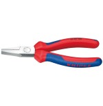 Alicates planos knipex 20 02 160, alicates de agarre rojo/azul, superficies de agarre dentadas 2002160