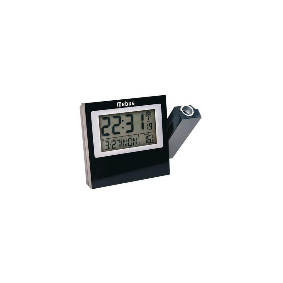 Reloj despertador de proyeccion mebus 42424