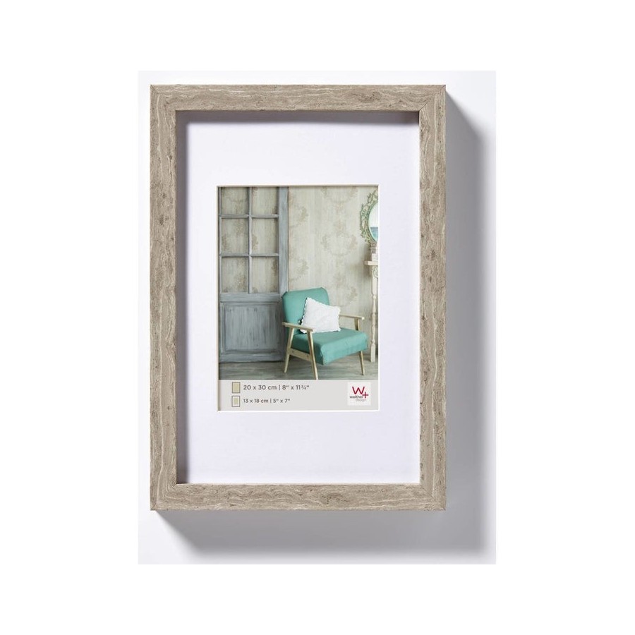 Walther stockholm 30x40 gris madera ea040d