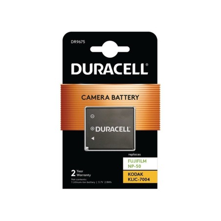 Duracell digital camera batería 3.7v 770mah para replacement pentax d-li68, fuji np-50 dr9675