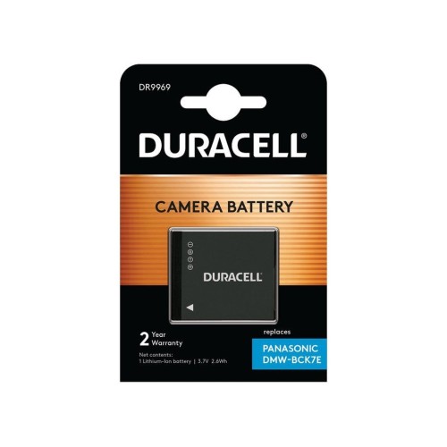 Duracell digital camera batería 3.7v 700mah para replacement for panasonic dmw-bck7e dr9969
