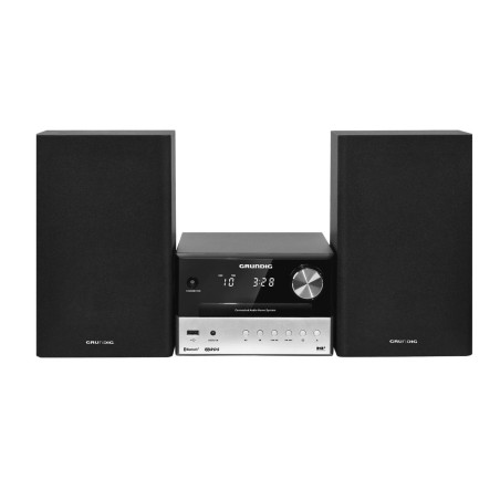 Grundig cms 3000 bt dab+ microcadena de música para uso doméstico negro, plata 30 w
