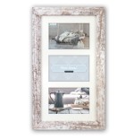 Zep nelson 6 3x10x15 marco de madera 3q blanco/marron v23106