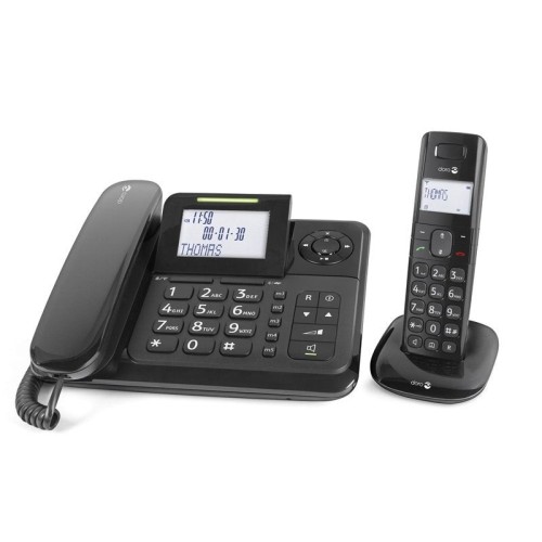 Doro comfort 4005 teléfono dect/analógico negro identificador de llamadas