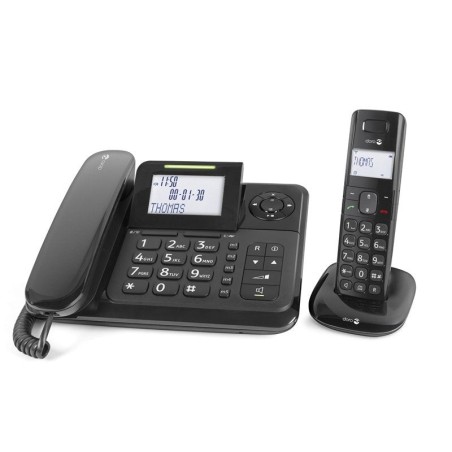 Doro comfort 4005 teléfono dect/analógico negro identificador de llamadas