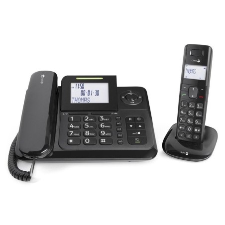 Doro comfort 4005 teléfono dect/analógico negro identificador de llamadas