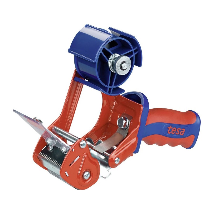 Dispensador de cinta tesa® comfort, hasta 66m x 50mm, rojo / azul