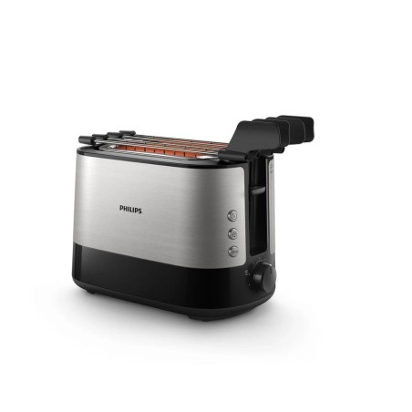 Tostadora philips viva collection con 2 ranuras extraanchas tostador