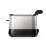 Tostadora philips viva collection con 2 ranuras extraanchas tostador