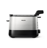 Tostadora philips viva collection con 2 ranuras extraanchas tostador
