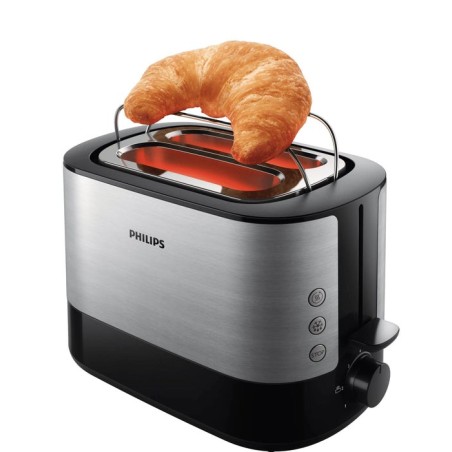 Tostadora philips viva collection con 2 ranuras extraanchas tostador