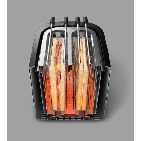 Tostadora philips viva collection con 2 ranuras extraanchas tostador