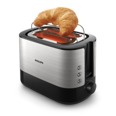 Tostadora philips viva collection con 2 ranuras extraanchas tostador