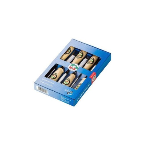 Kirschen firmer chisel set 1111 sb en caja expositora 1111000 cinceles