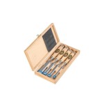 Kirschen firmer chisel set 1141 hk in wooden box  1141000 cinceles