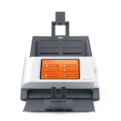 Plustek escan a280 enterprise 600 x 600 dpi escáner con alimentador automático de documentos (adf) negro, blanco a4