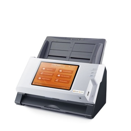 Plustek escan a280 enterprise 600 x 600 dpi escáner con alimentador automático de documentos (adf) negro, blanco a4