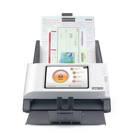 Plustek escan a350 essential 600 x 600 dpi escáner con alimentador automático de documentos (adf) negro, blanco a4