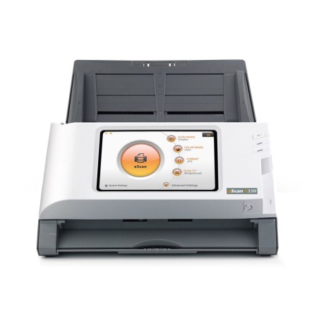 Plustek escan a350 essential 600 x 600 dpi escáner con alimentador automático de documentos (adf) negro, blanco a4