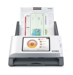 Plustek escan a350 essential 600 x 600 dpi escáner con alimentador automático de documentos (adf) negro, blanco a4