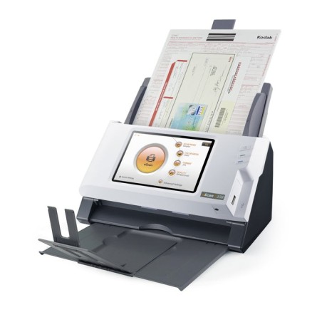 Plustek escan a350 essential 600 x 600 dpi escáner con alimentador automático de documentos (adf) negro, blanco a4
