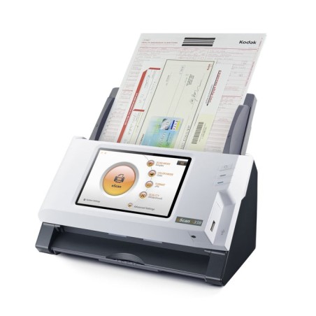 Plustek escan a350 essential 600 x 600 dpi escáner con alimentador automático de documentos (adf) negro, blanco a4