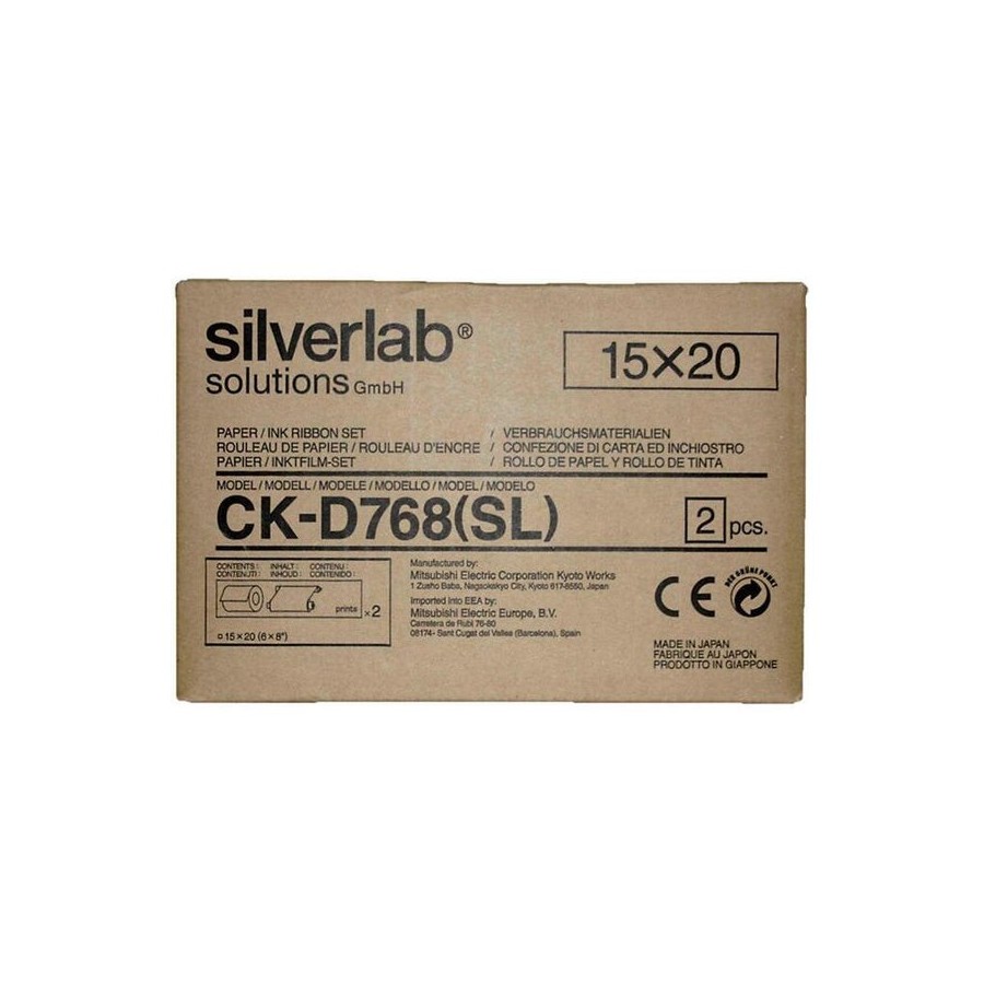 Mitsubishi ck-d 768 sl 15x20 cm 2x 200 prints
