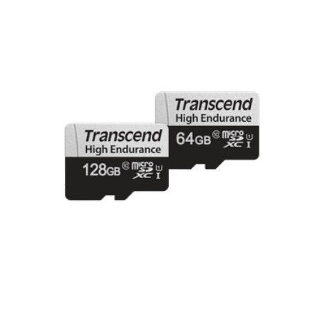 Transcend microsdxc 350v 64gb memoria flash clase 10 nand