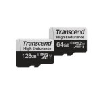 Transcend microsdxc 350v 64gb memoria flash clase 10 nand
