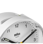 Reloj despertador de cuarzo braun bc 01 w blanco