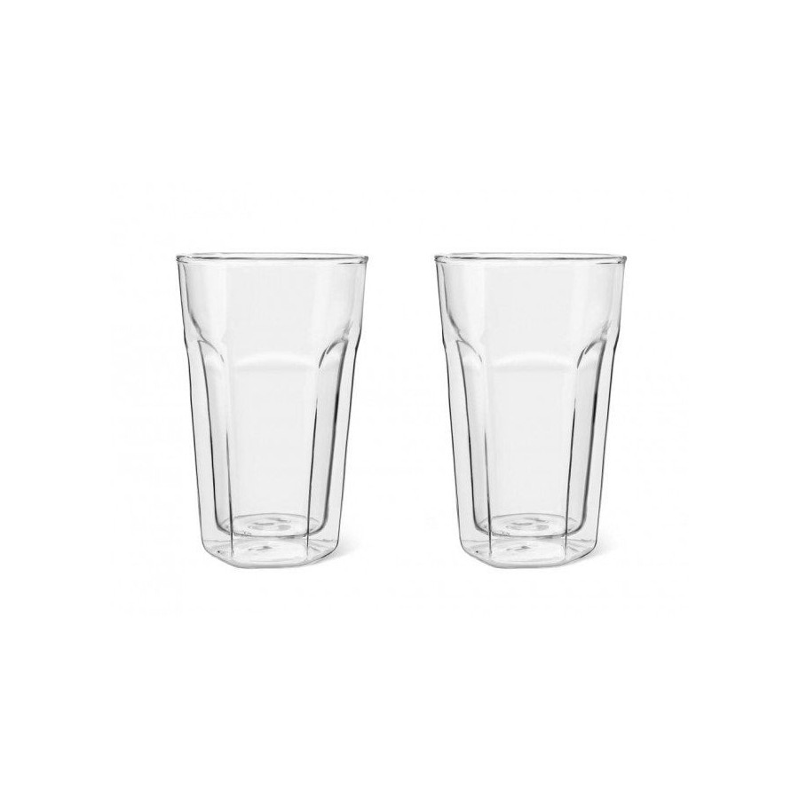 2 vasos latte macchiato de doble pared leopold vienna lv01516