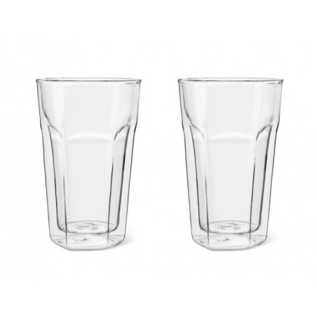 2 vasos latte macchiato de doble pared leopold vienna lv01516