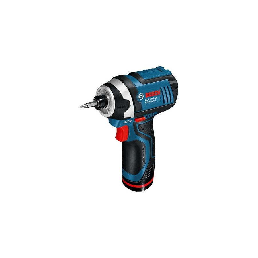 Atornillador a batería bosch gdr 12v-105 professional azul / negra, l-boxx, sin batería ni cargador
