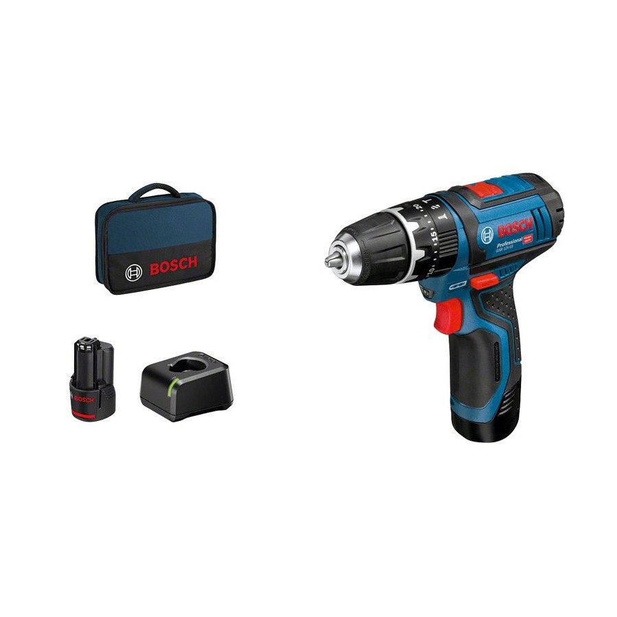 Bosch gsb 12v-15 promo pack 06019b690h