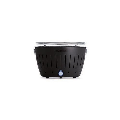 Lotusgrill g34 u bk barbacoa y parrilla al aire libre carbón vegetal tetera negro