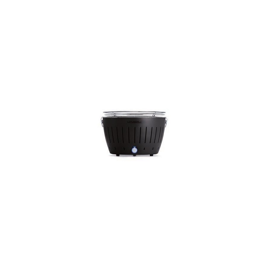 Lotusgrill g34 u bk barbacoa y parrilla al aire libre carbón vegetal tetera negro