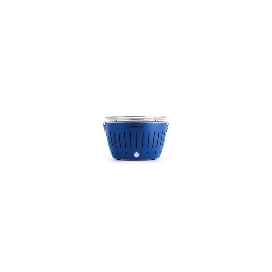 Lotusgrill g34 u bl barbacoa y parrilla al aire libre carbón vegetal tetera azul
