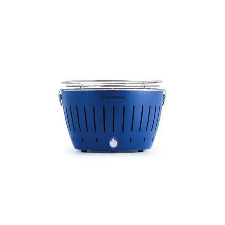 Lotusgrill g34 u bl barbacoa y parrilla al aire libre carbón vegetal tetera azul