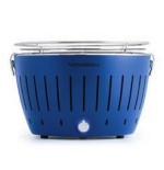 Lotusgrill g34 u bl barbacoa y parrilla al aire libre carbón vegetal tetera azul