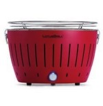 Lotusgrill g34 u rd barbacoa y parrilla al aire libre carbón vegetal tetera rojo