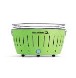 Lotusgrill g435 u gr barbacoa y parrilla al aire libre carbón vegetal tetera verde
