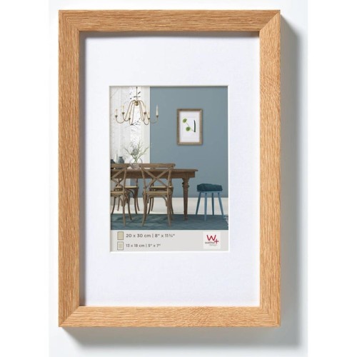 Walther fiorito roble claro 15x20 madera incl. passepartout ef520e