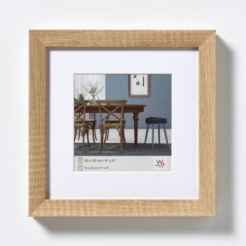 Walther fiorito roble claro 30x30 madera incl. passepartout ef330e