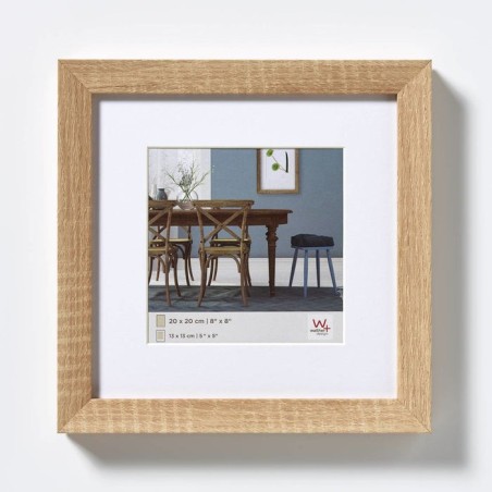 Walther fiorito roble claro 30x30 madera incl. passepartout ef330e