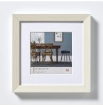 Marco de madera fiorito 40x40 cm, blanco