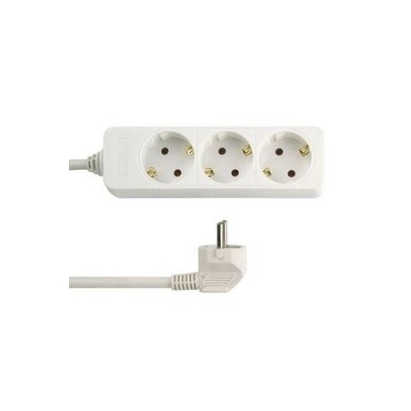 Rev 0512246555 base múltiple 3 m 3 salidas ac interior blanco